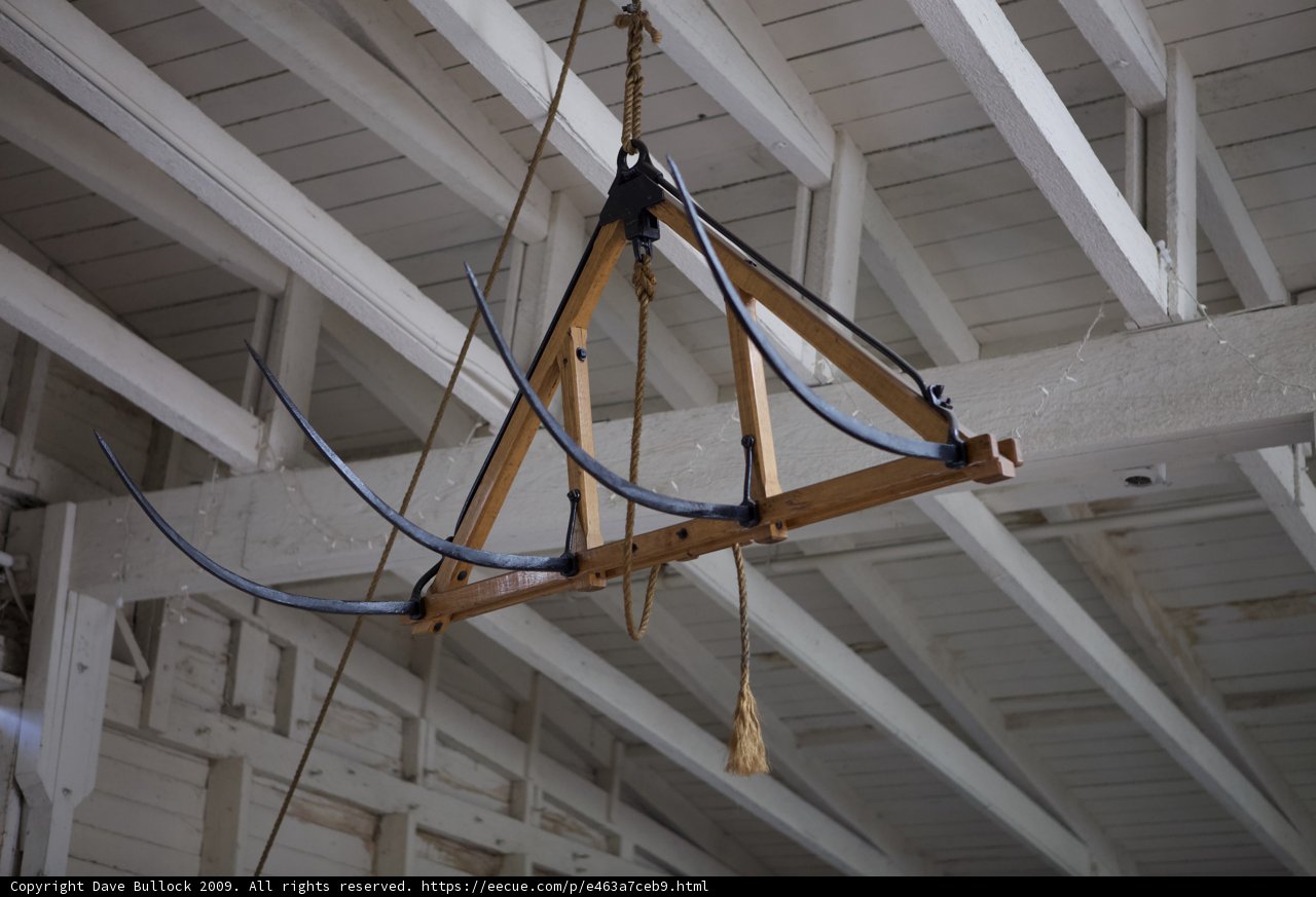 Wooden Chandelier with Triangular Blades