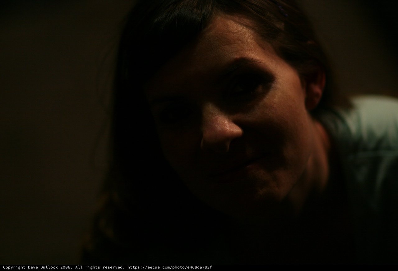 Penelope in Dramatic Low-Key Shadow Portrait