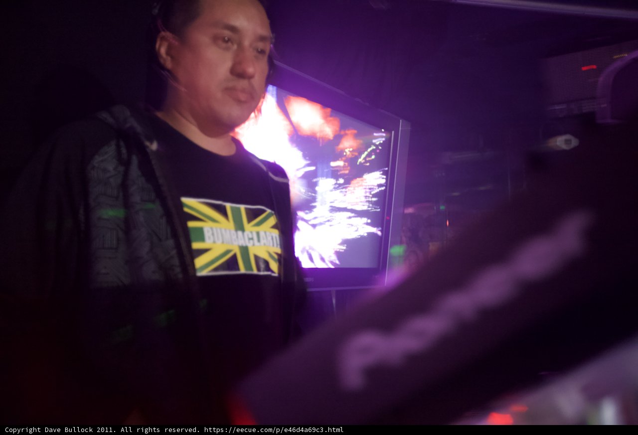 DJ-ing at Wreck Sanctum 1