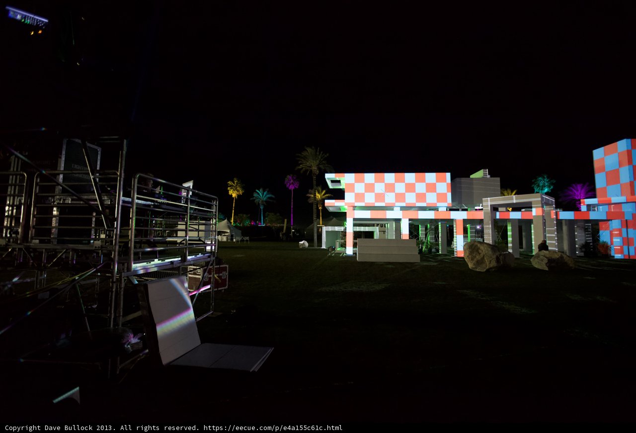Checkered Building in Coachella
