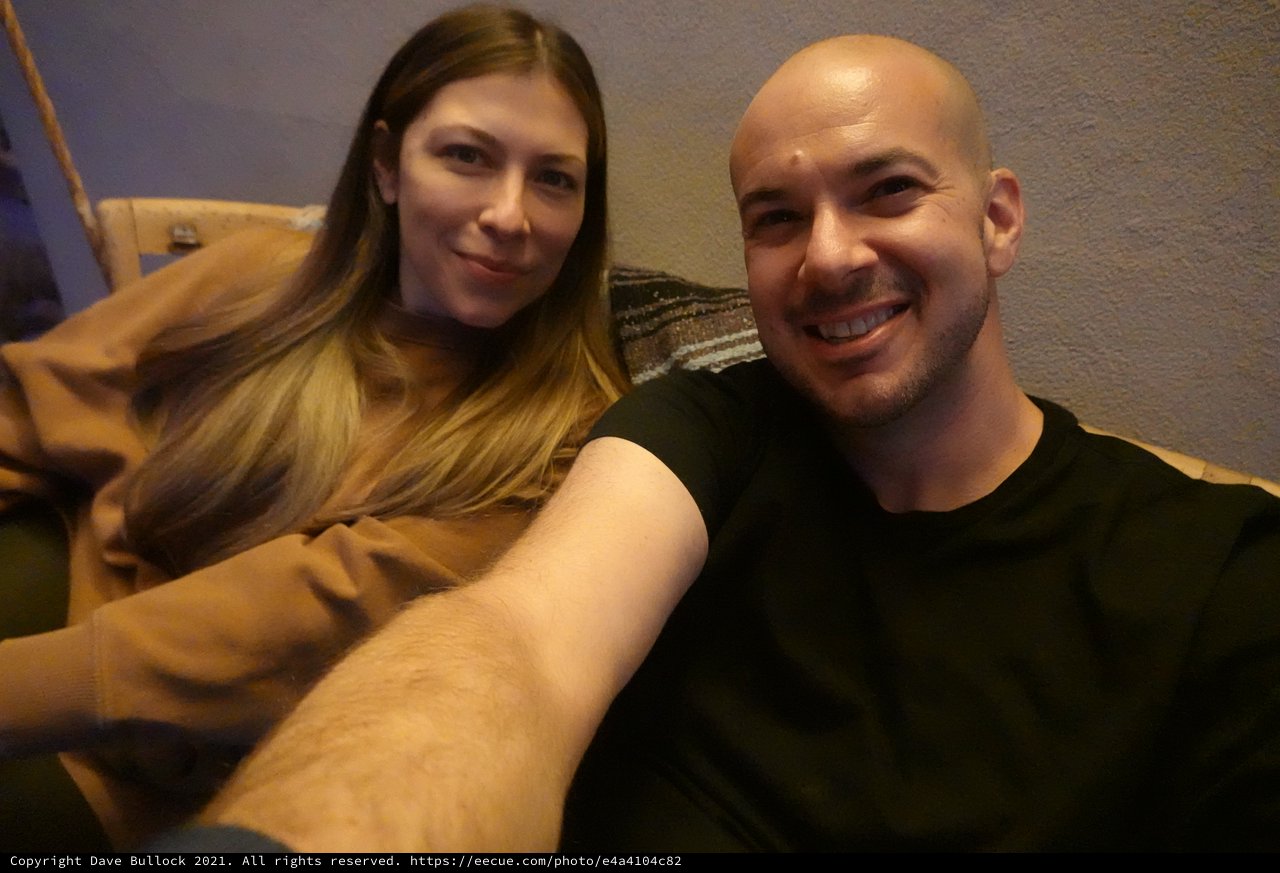 Couple's Casual Evening Selfie Together