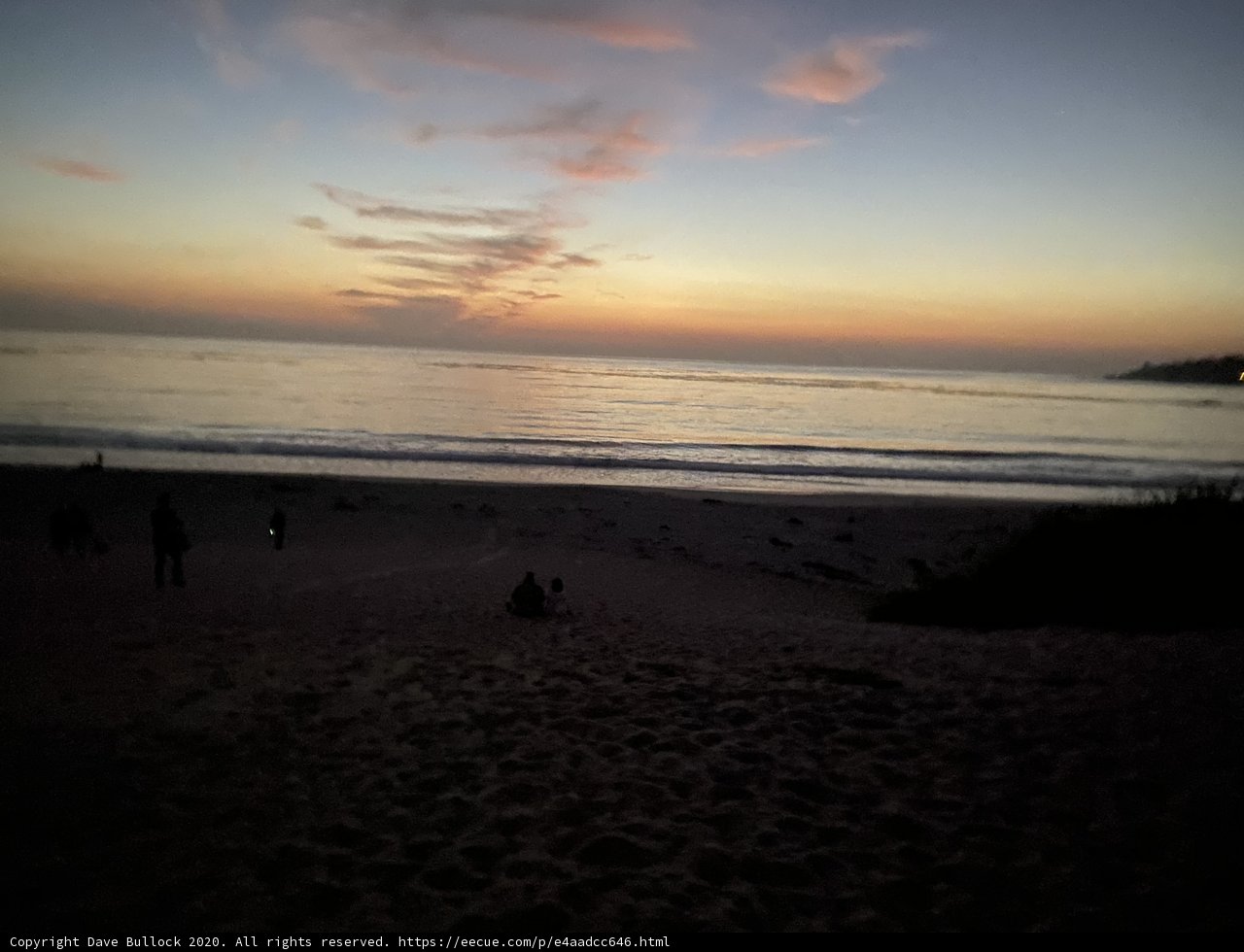 Majestic Sunset Over the Carmel Beach