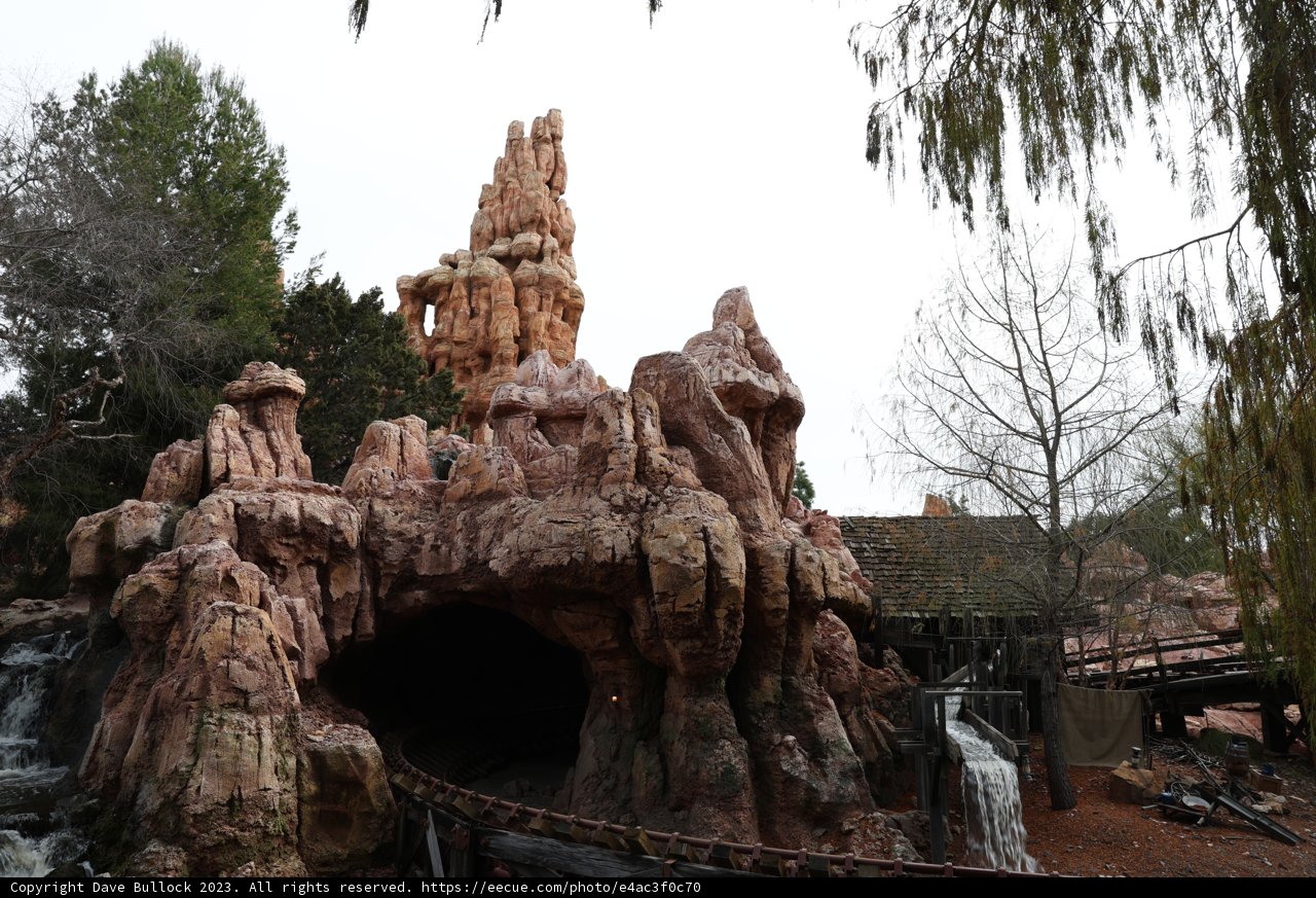Thrilling ride on Big Thunder Mountain Railroad