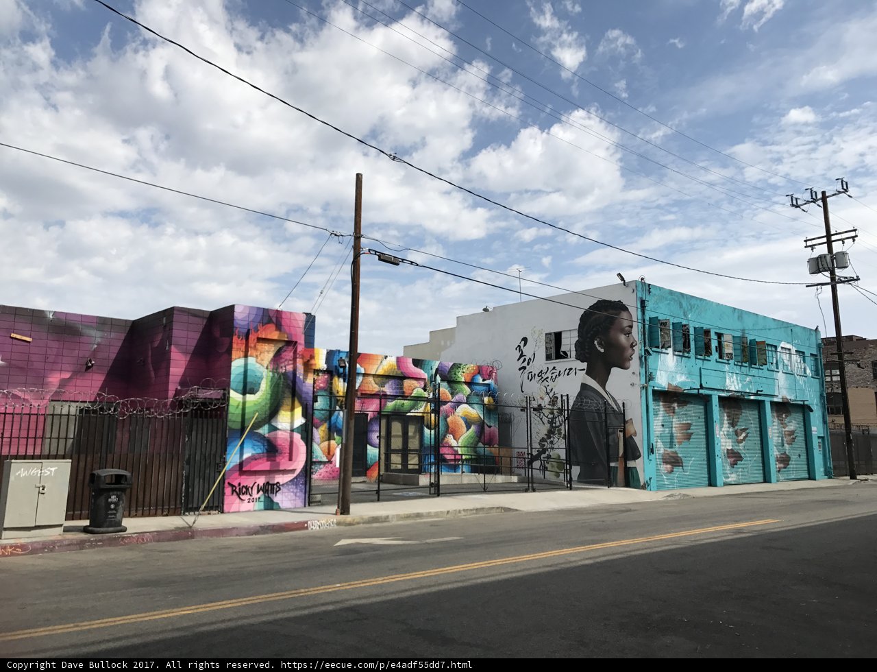 Colorful Graffiti in the Urban Streets