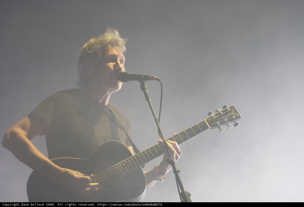 Roger Waters Rocks the Stage with His Guitar