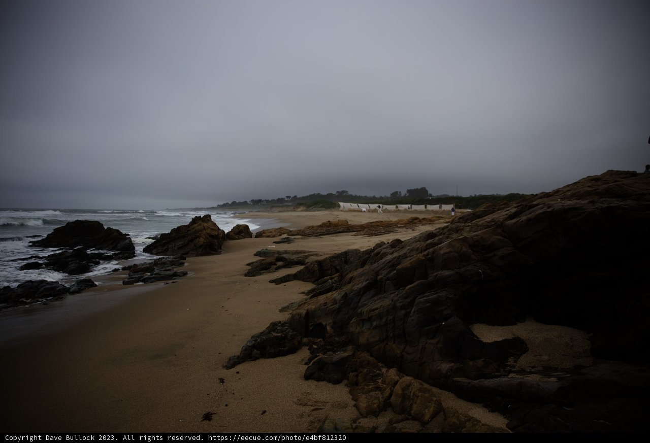 Foggy Day at Secret Beach Pescadero