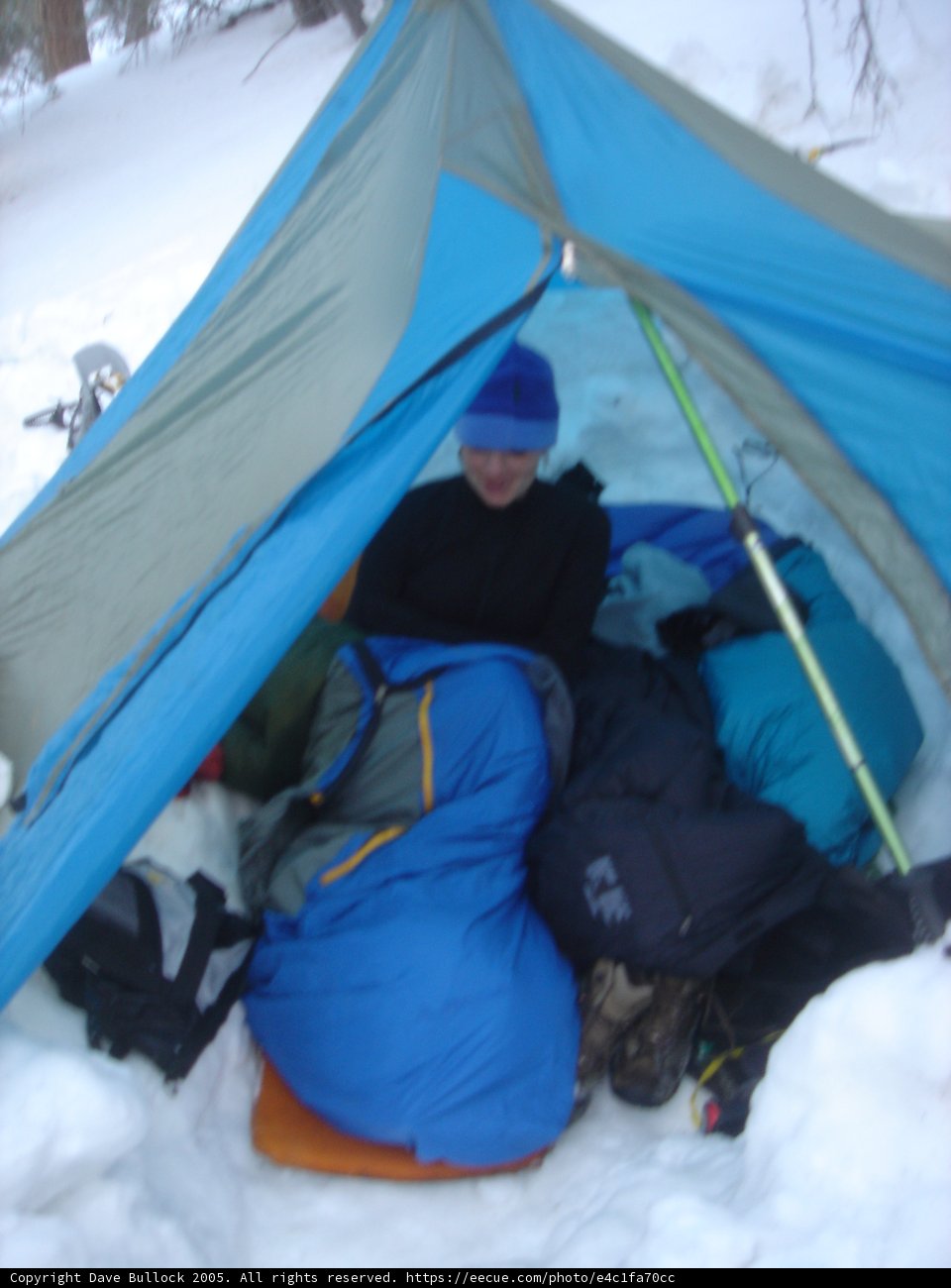 Winter Camping in the Mountains