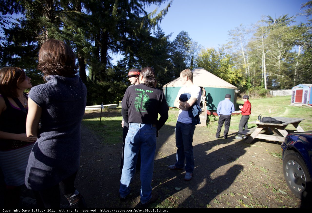 Gathering Around the Yurt