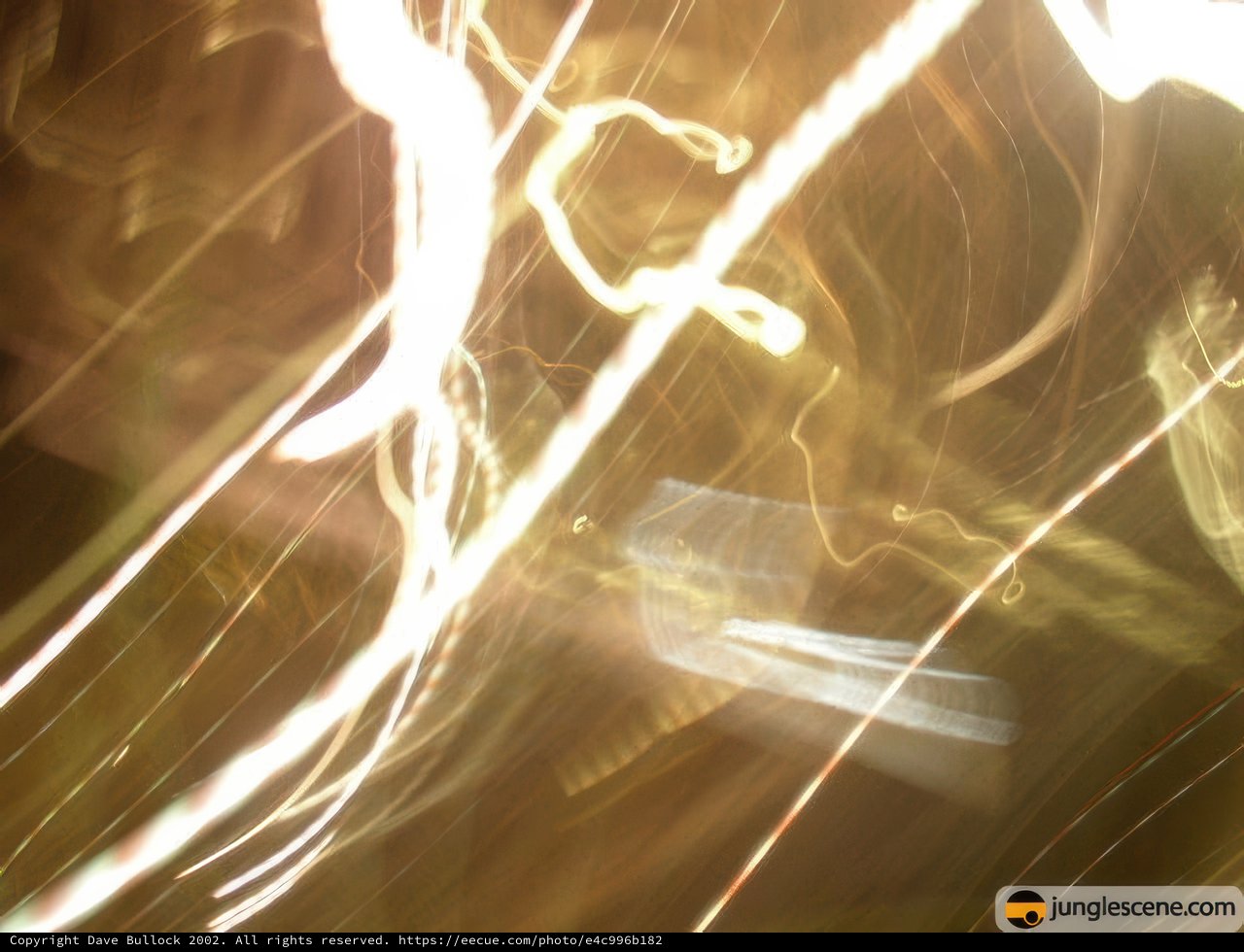 Light Streaks in the Night Sky