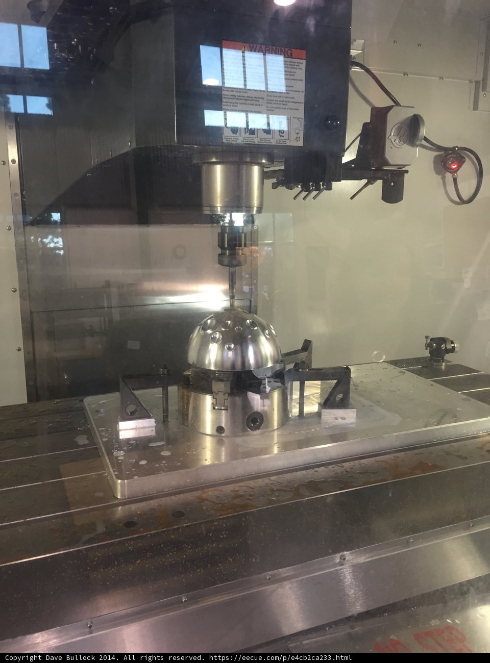CNC Milling Machine at Work