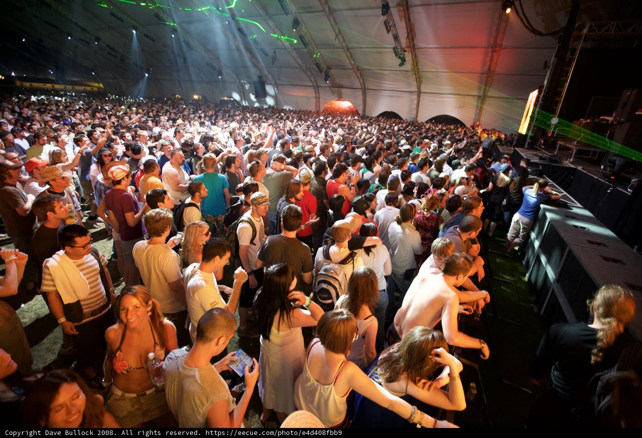Coachella Music Festival Crowd