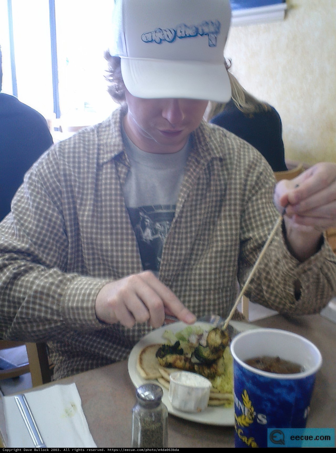 Enjoying Lunch in Style