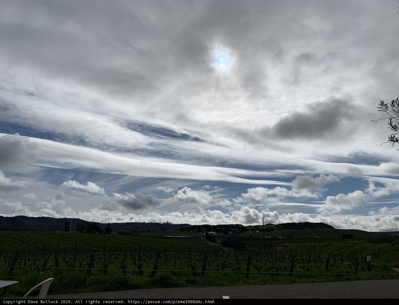 Clouds Dancing over Vineyards