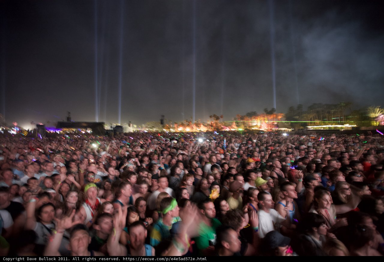 Coachella Music Festival's Exciting Crowd
