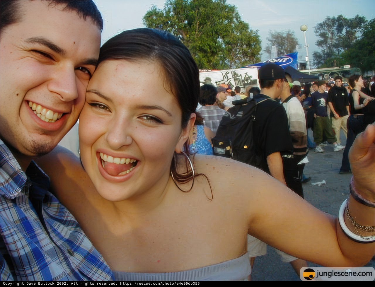 Smiling Faces Under the Blue Sky