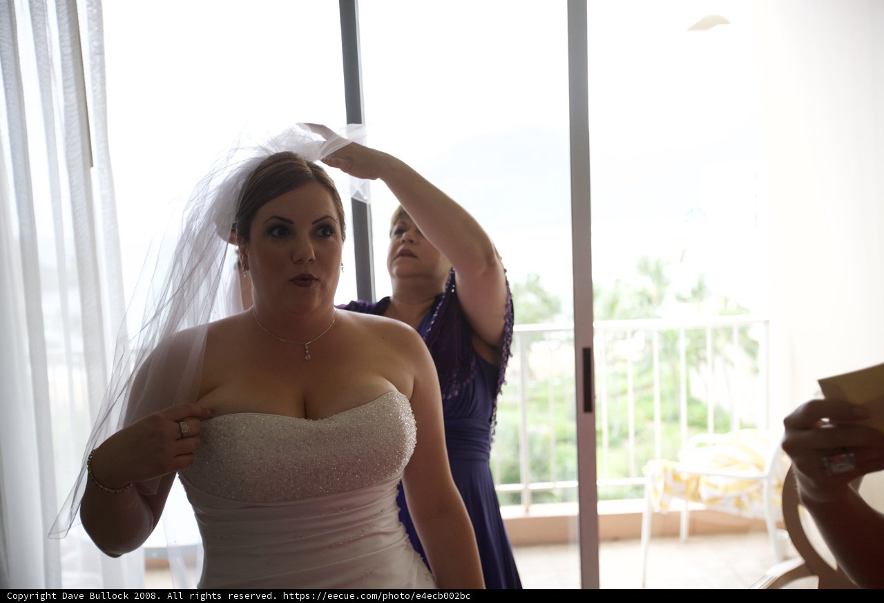 Bride Preparing for Her Big Moment
