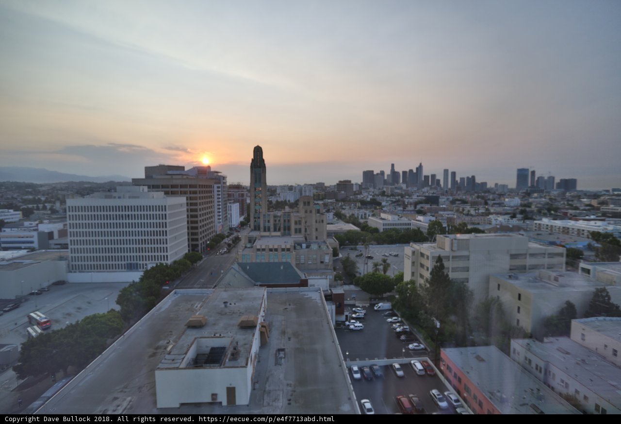 Golden Metropolis at Sundown