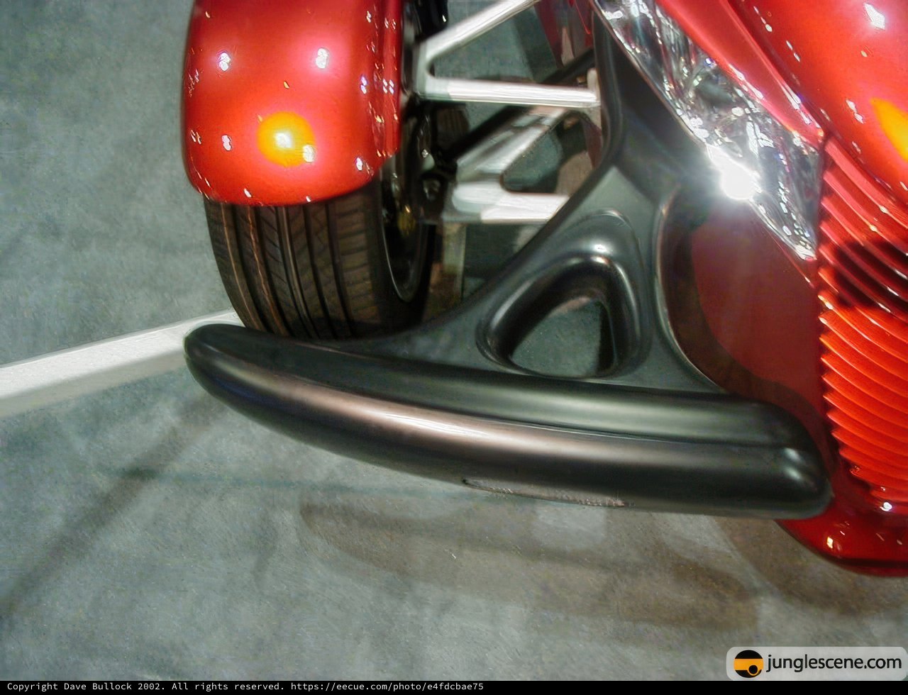 A Glimpse of Motorcycle's Effervescent Front End