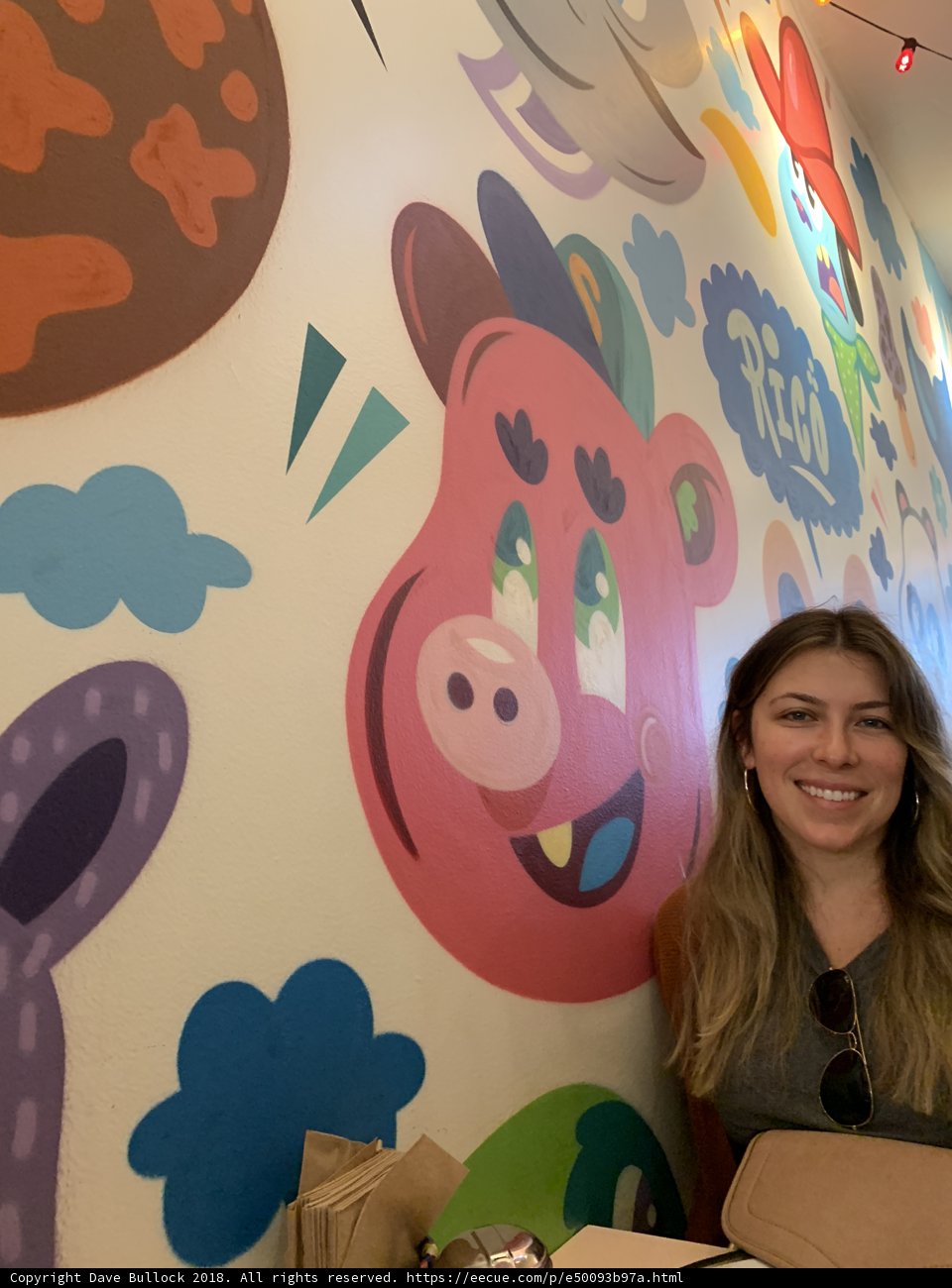 The Woman and the Cartoon Animals
