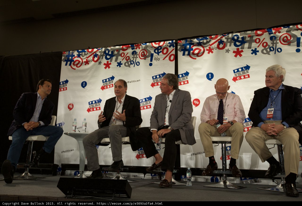 Panel of Political Experts at Conference