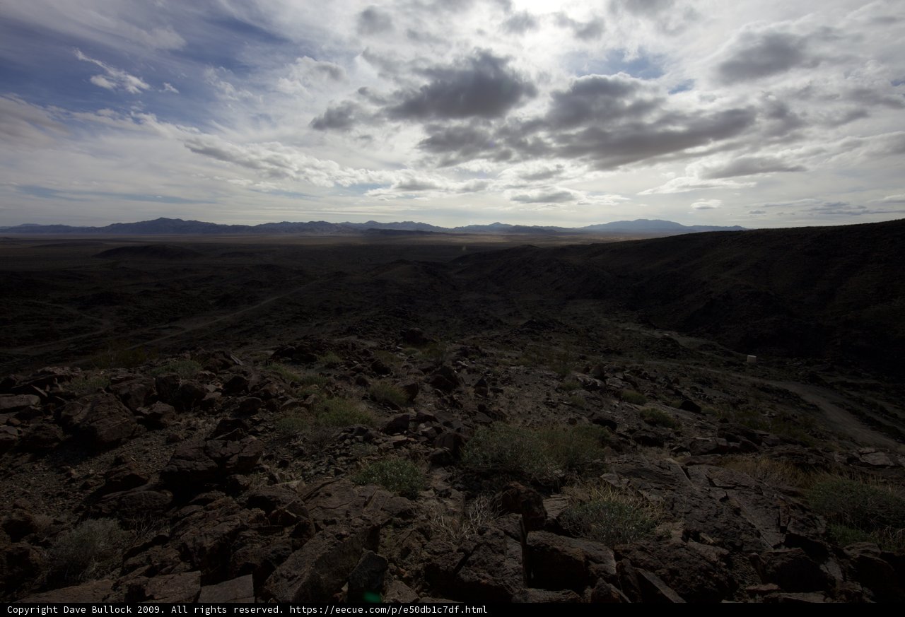 Overlooking the Desert Plateau