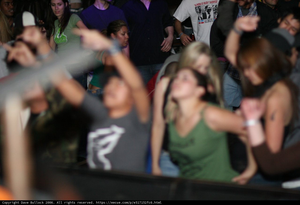Urban Night Club Concert Crowd