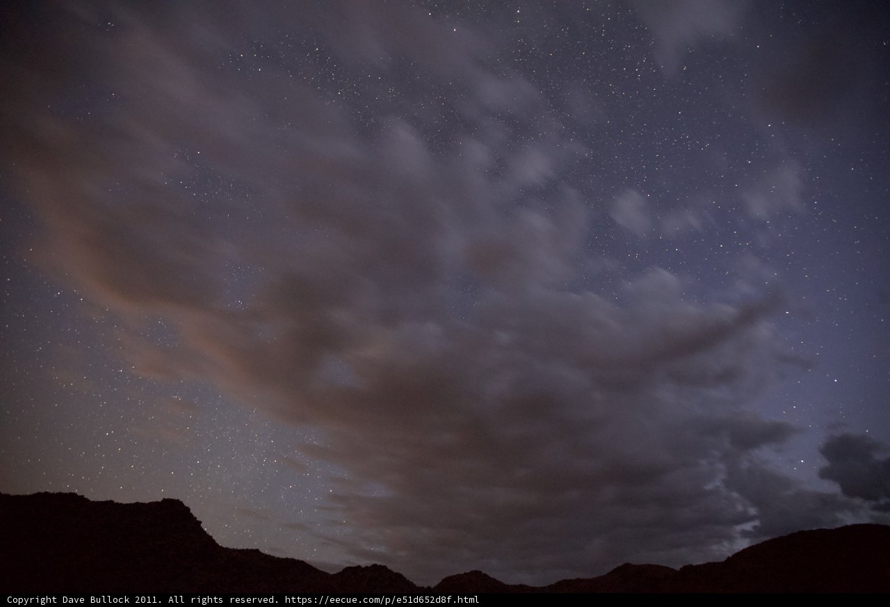 A Starry Night Above the Desert