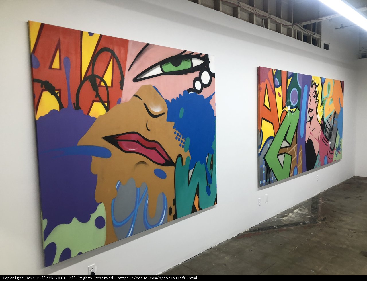 Graffiti Adorned Paintings Bring Modern Art to Life
