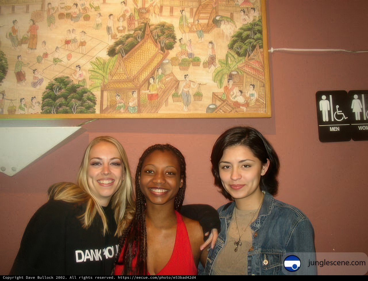 Three Women Embracing Art