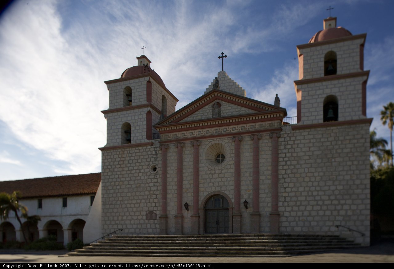 Santa Barbara Mission Clock Tower