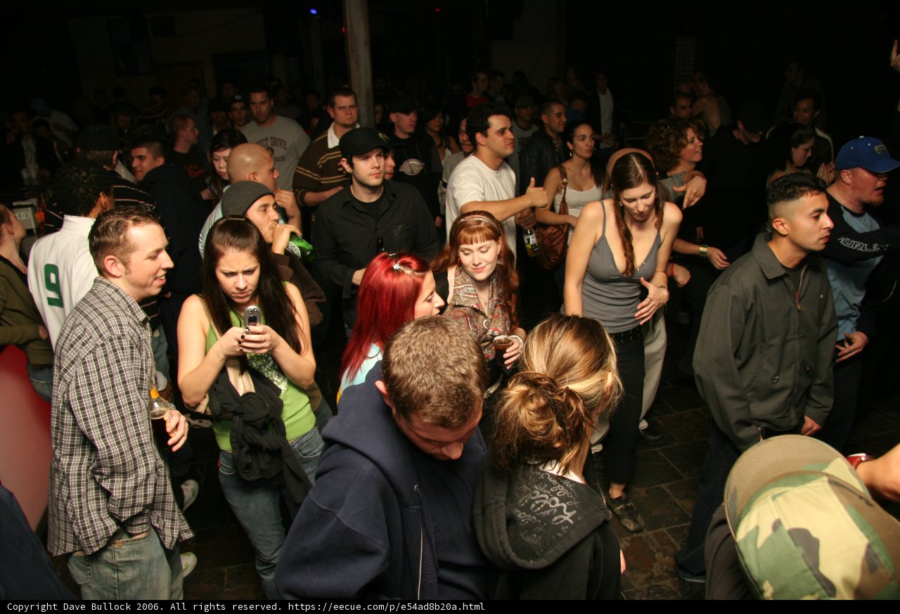Partygoers in Urban Nightlife