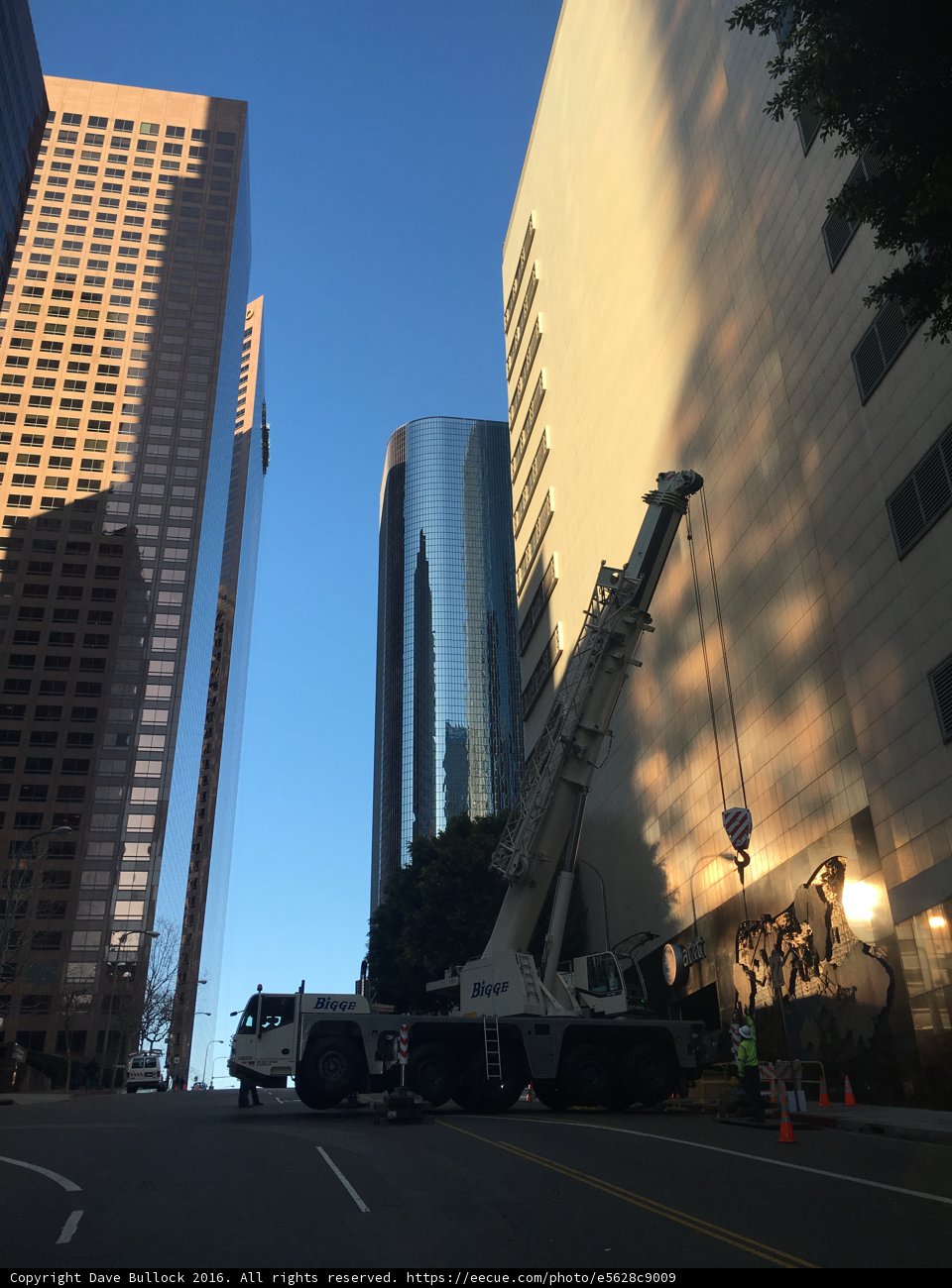 Construction Crane at Work in the Heart of the Metropolis
