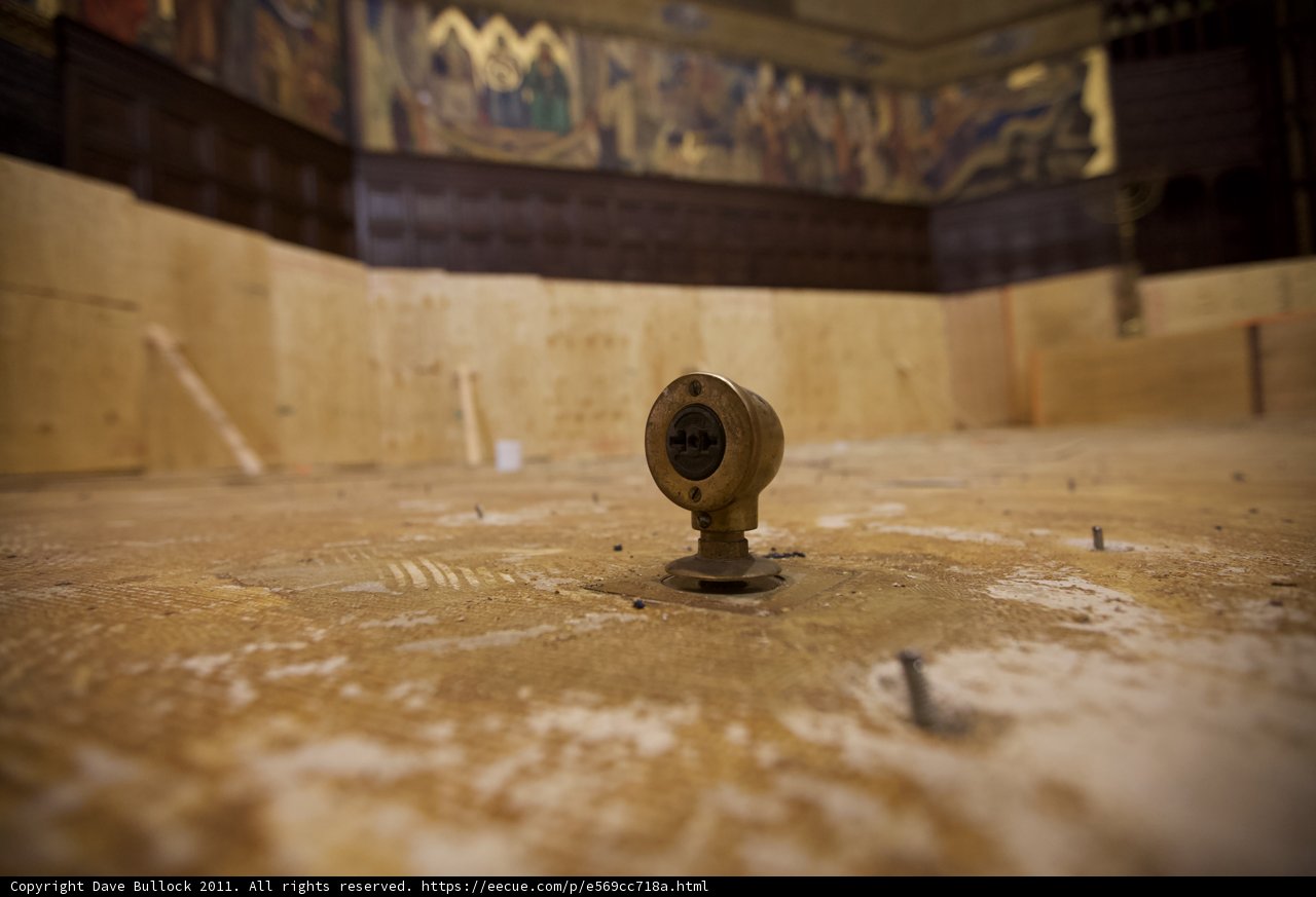 Abandoned Camera in an Underground Crypt