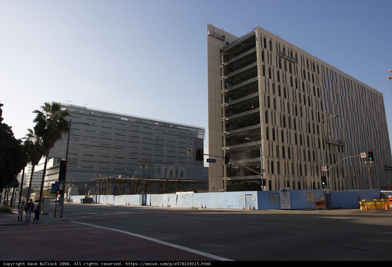 Urban Office Building with Parking Lot
