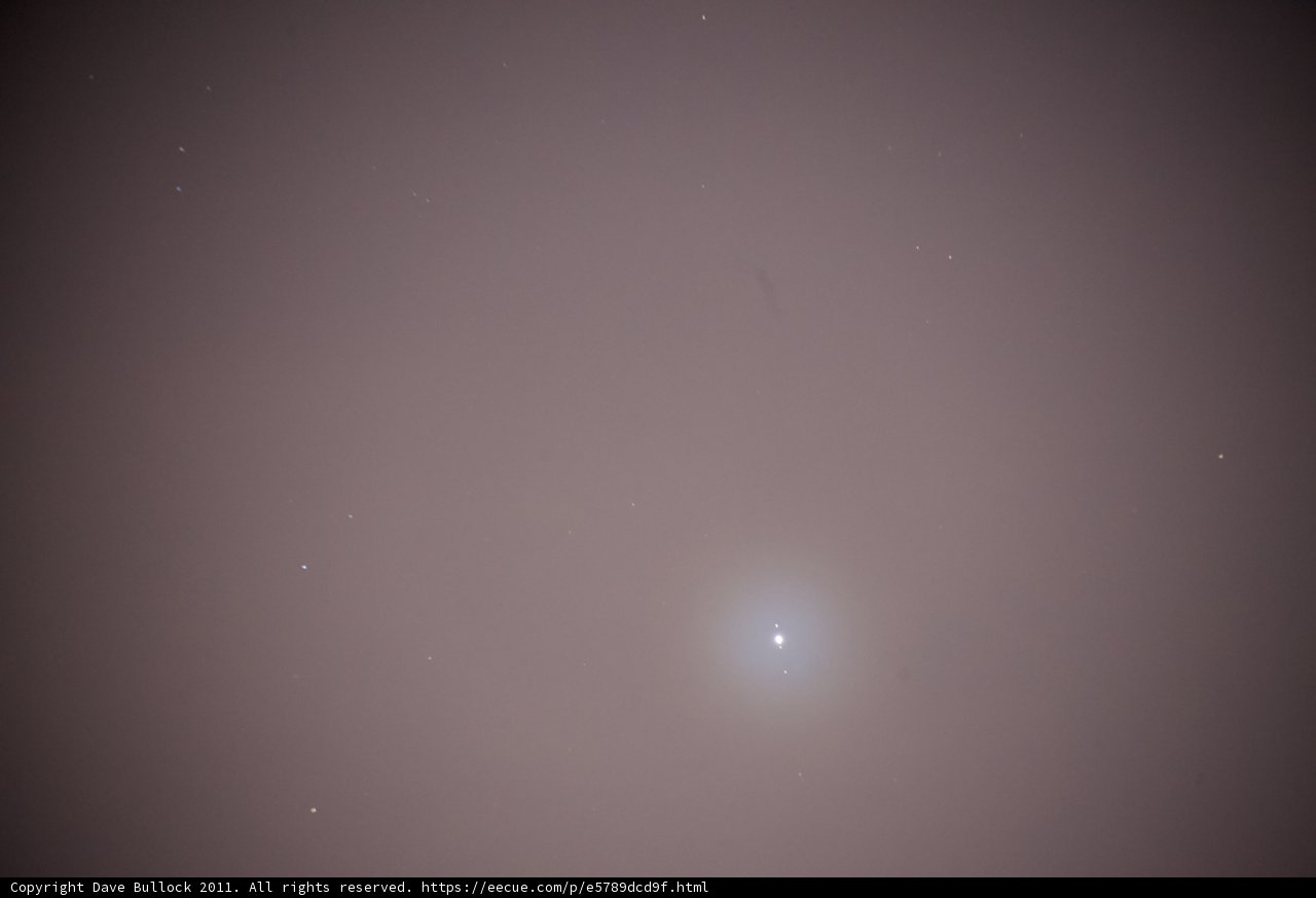 Mysterious Flare in the Night Sky