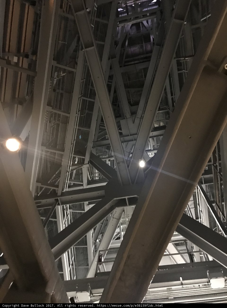 Illuminated Industrial Interior
