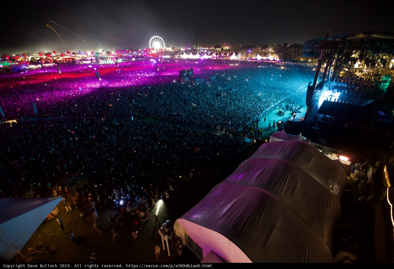 Night-life at Coachella