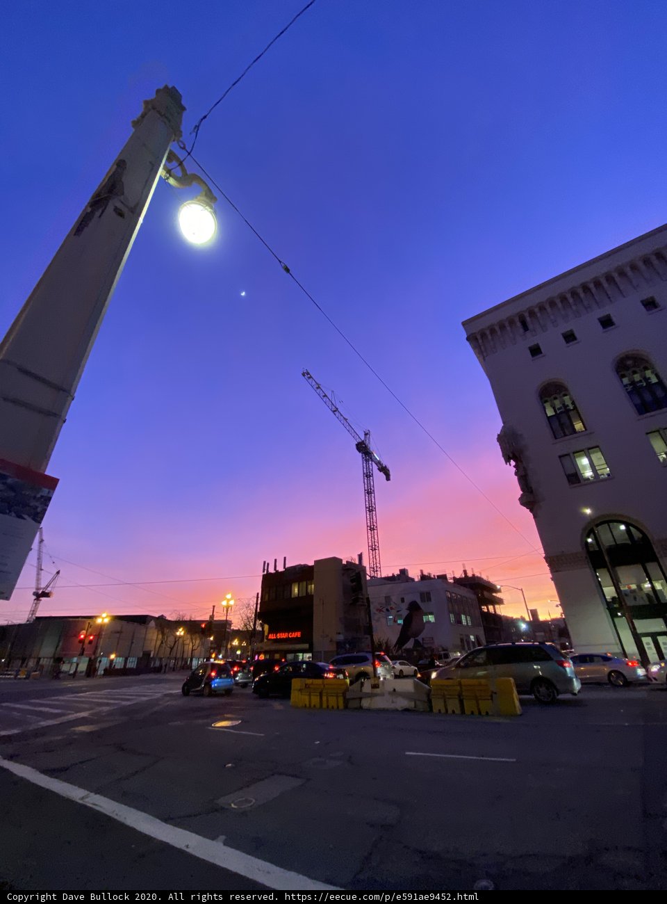 Illuminating the Urban Landscape at Sunset