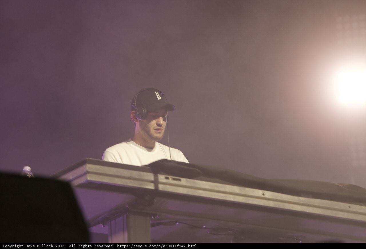 Baauer Plays the Keyboard in a Baseball Cap