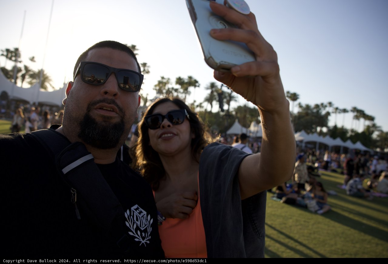 Sunset Selfie at Coachella 2024