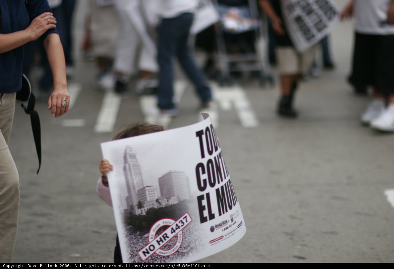 Woman Holding Banner