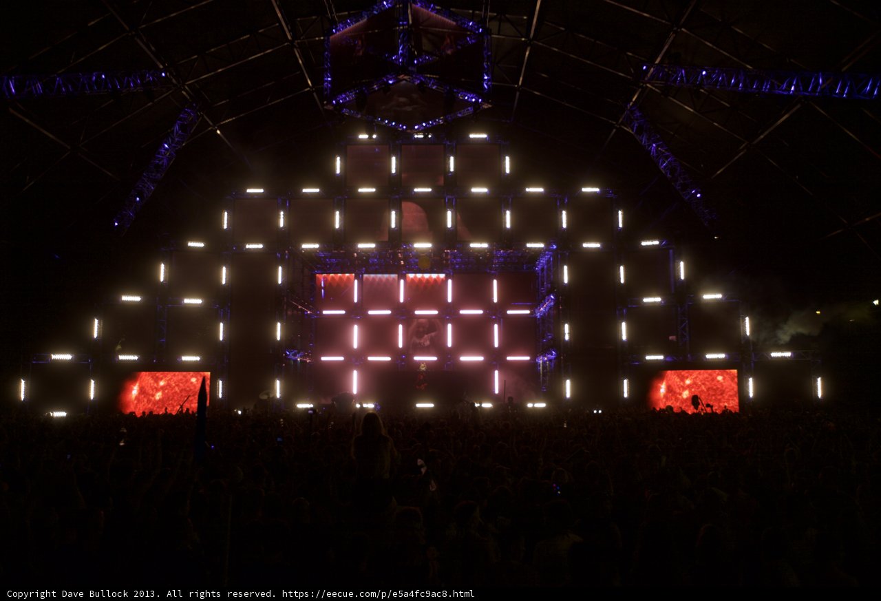 Illuminated Stage at Coachella