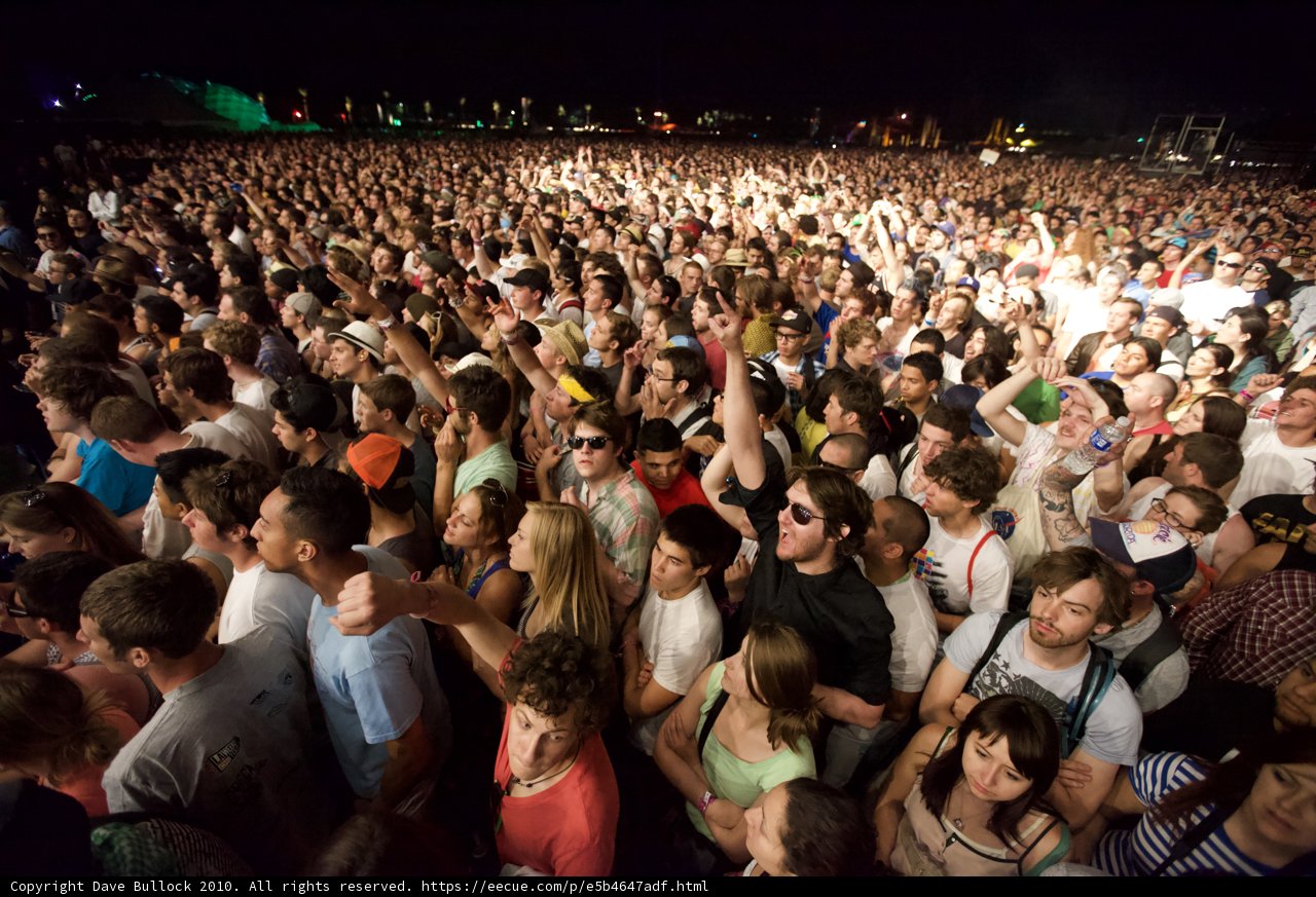 Lights and Sounds at 2010 Cochella Festival