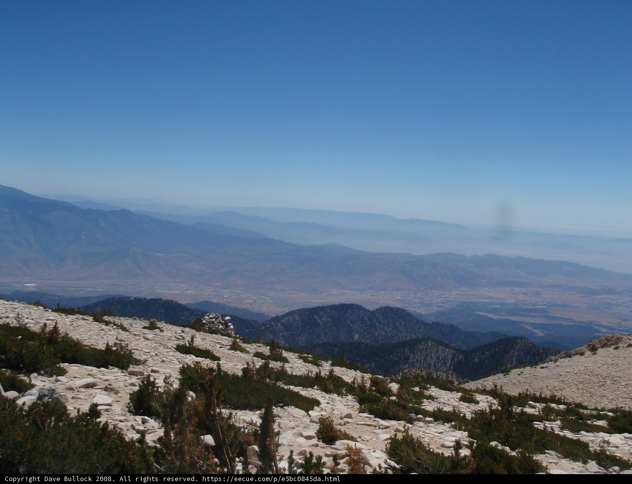 Majestic View of San Gorgonio's Mountain Range