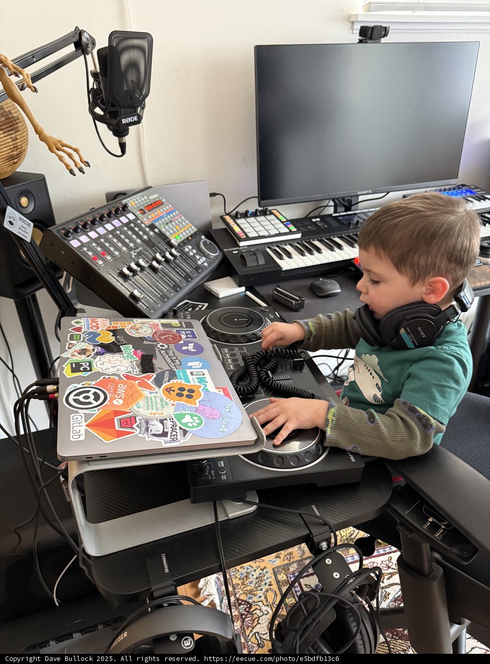 Budding DJ in the Making