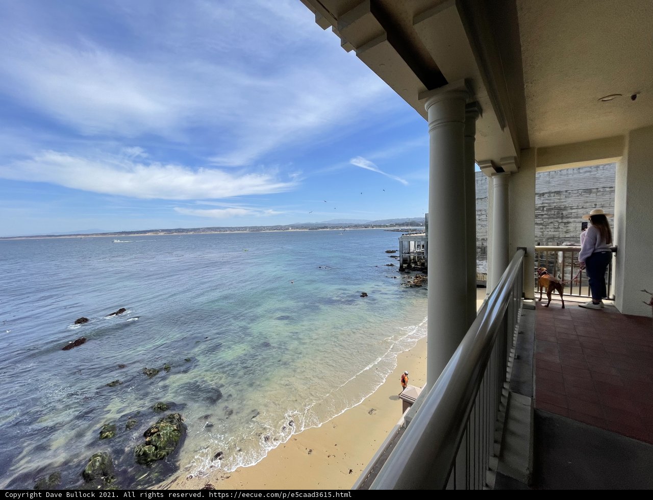 Overlooking the Ocean from a Stunning Balcony