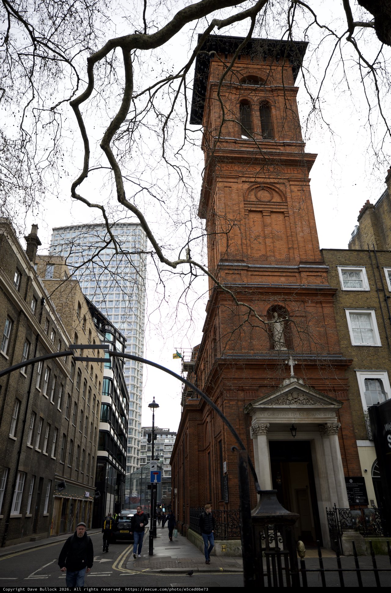 Historic Red Brick Bell Tower on London Street