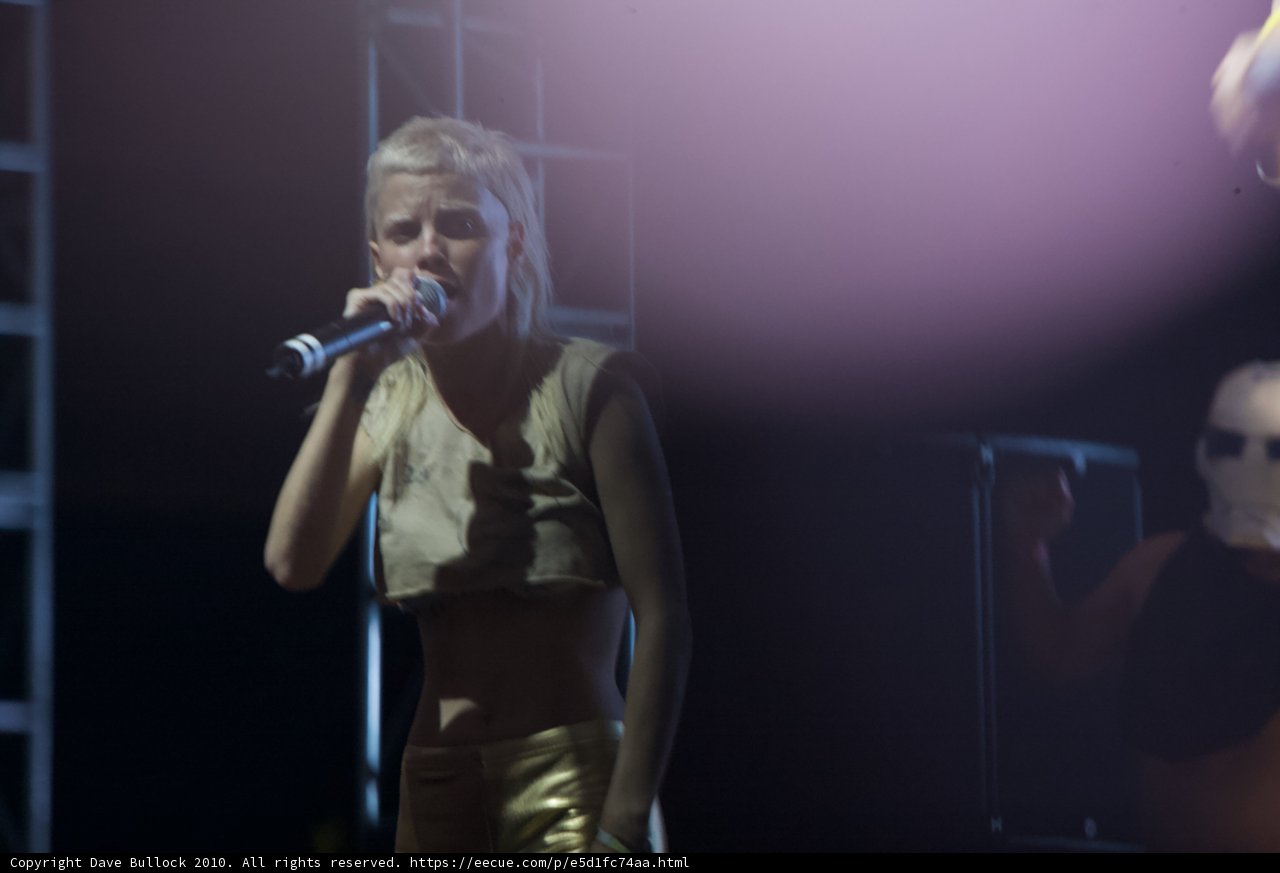 Golden Performance - Yolandi Visser at Coachella 2010