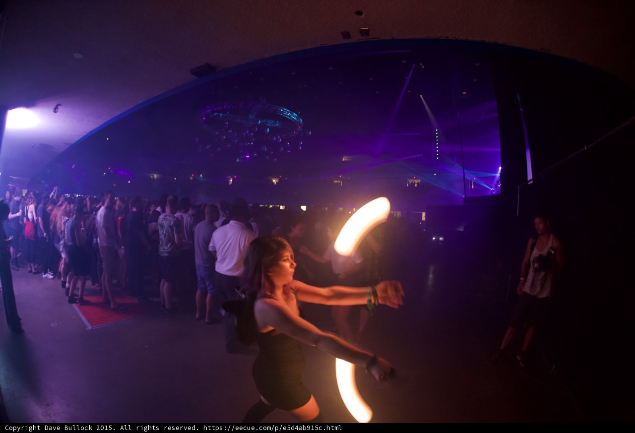 Fire Spinner Athletic Pose