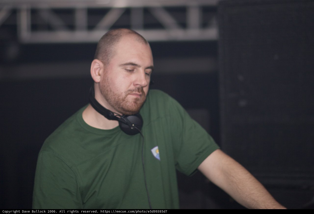 Green Shirt DJ in Action